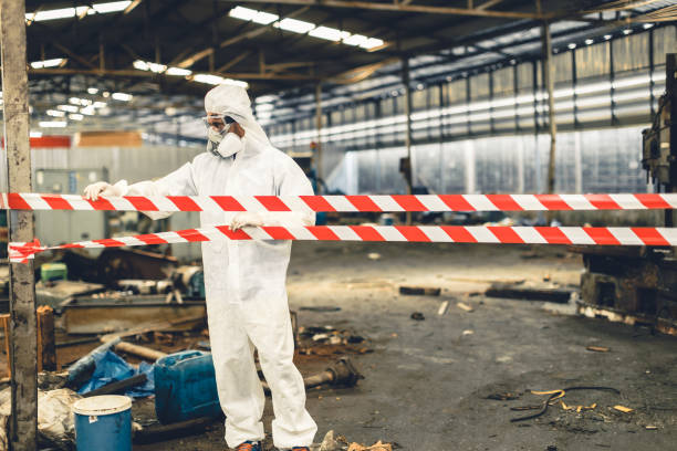 Professional Biohazard technician working in Cartersville, GA